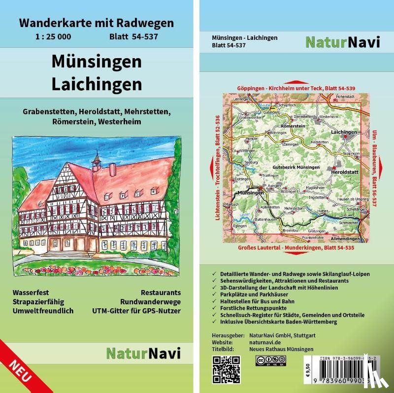  - Münsingen - Laichingen 1 : 25 000, Blatt 54-537