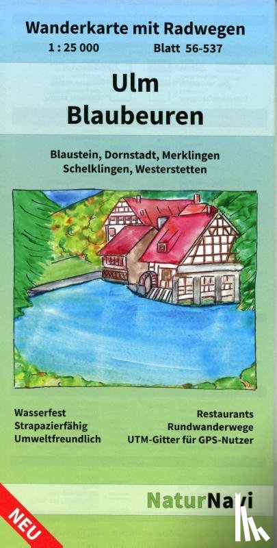 - Ulm - Blaubeuren 1 : 25 000