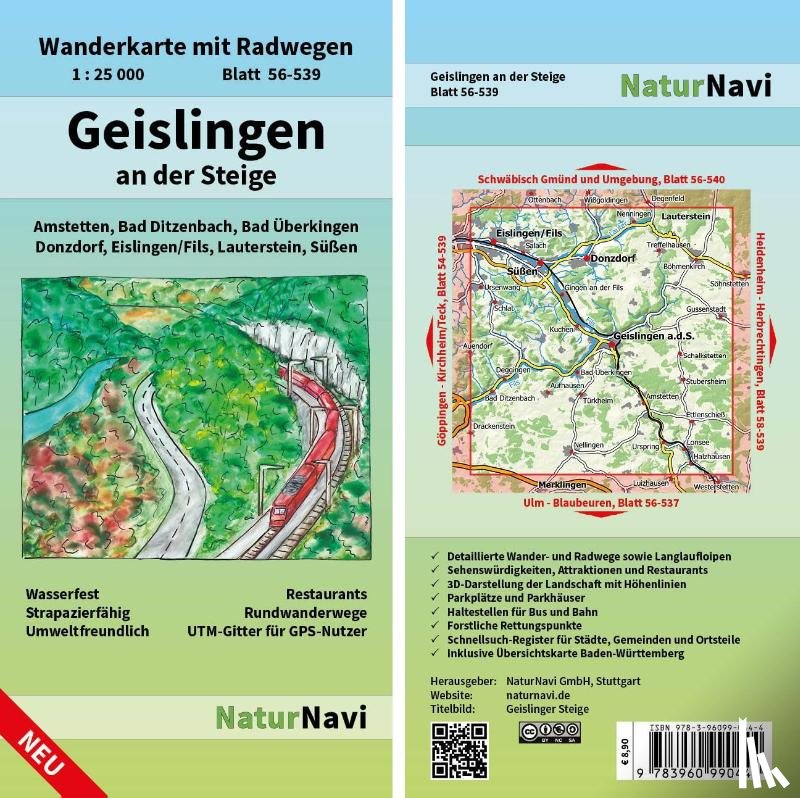  - Geislingen an der Steige 1 : 25 000