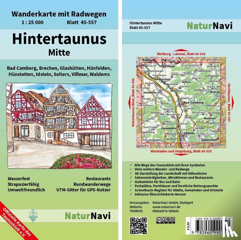  - Hintertaunus Mitte 1 : 25 000, Blatt 45-557