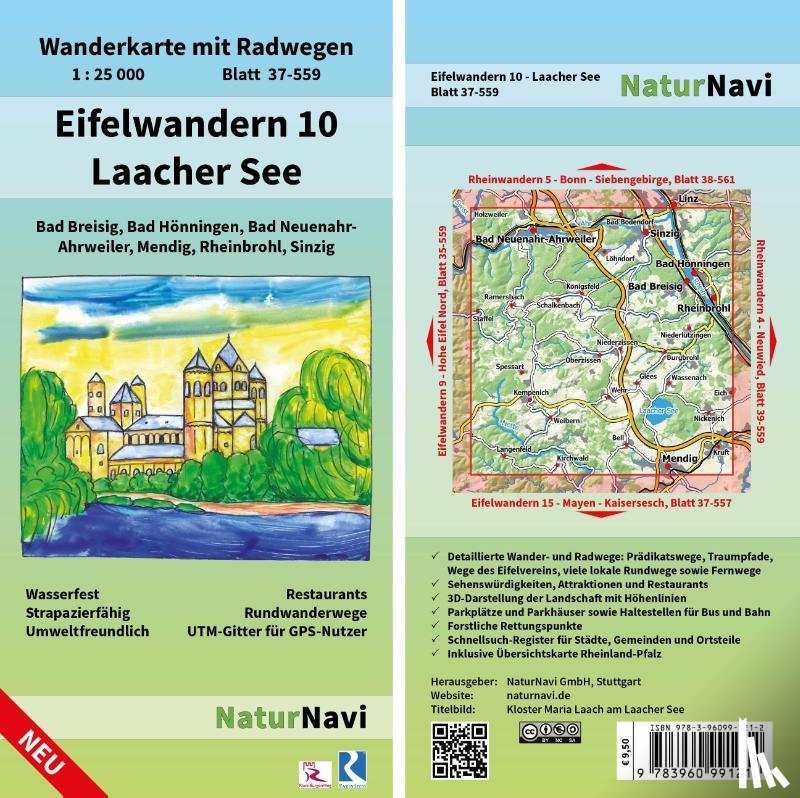  - Eifelwandern 10 - Laacher See 1:25 000