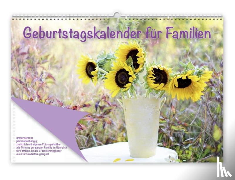  - Geburtstagskalender für Familien