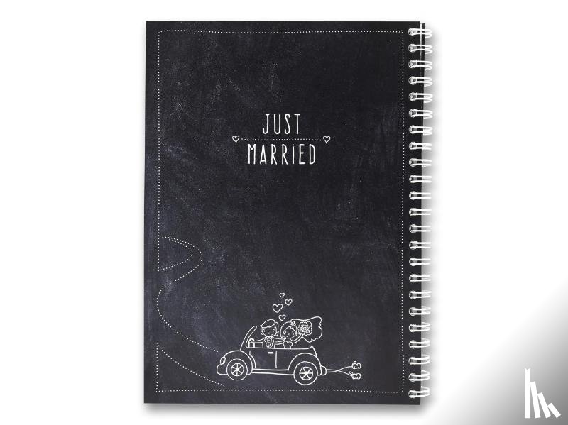  - familiawedding black-Doodle- Design XXL Gästebuch zur Hochzeit