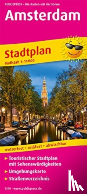  - Amsterdam, city map 1:14,000