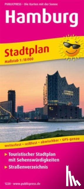  - Hamburg, city map 1:18,000