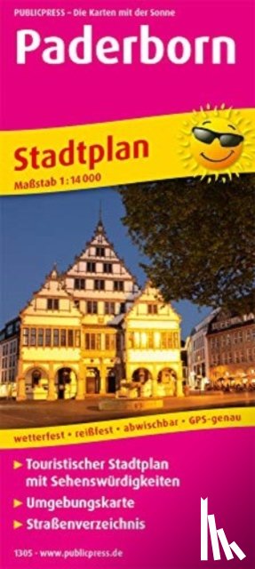  - Paderborn, Stadtplan 1:14.000
