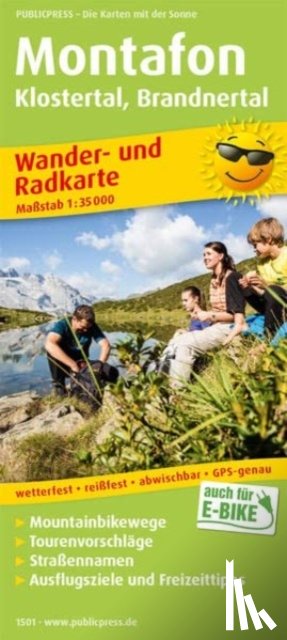  - Montafon, hiking and cycling map 1:35,000