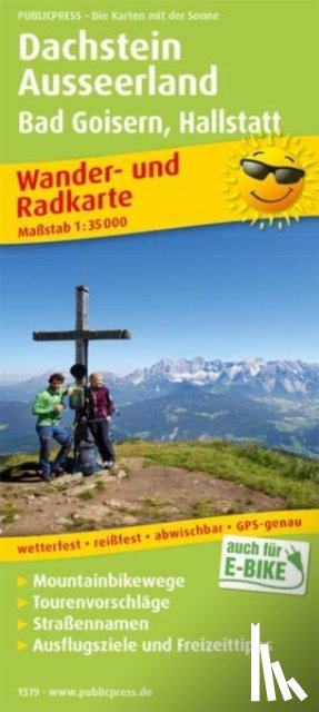 - Dachstein - Ausseerland, hiking and cycling map 1:35,000