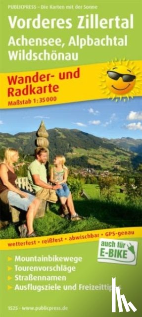  - Vorderes Zillertal, hiking and cycling map 1:35,000