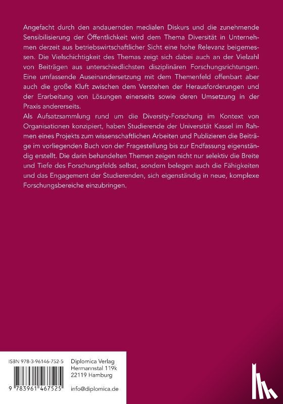 Hartmann, Alexander, Halbfas, Brigitte - Diversitat in Organisationen