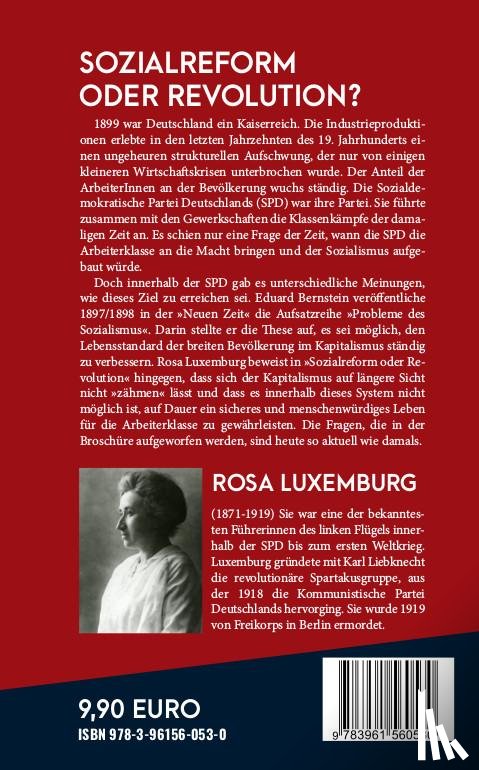 Luxemburg, Rosa - Sozialreform oder Revolution?