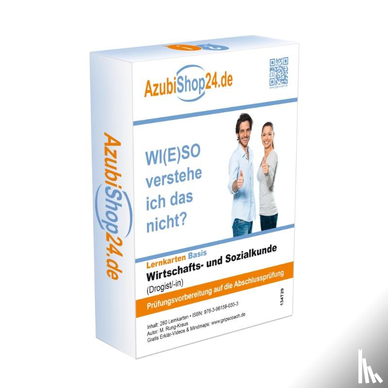 Rung-Kraus, Michaela - AzubiShop24.de Lernkarten Wirtschafts- und Sozialkunde (Drogist/-in)