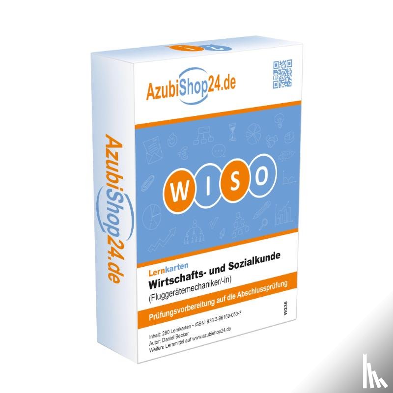 Rung-Kraus, Michaela - AzubiShop24.de Lernkarten Wirtschafts- und Sozialkunde Fluggerätemechaniker / Fluggerätemechanikerin Prüfungsvorbereitung Wiso Prüfung