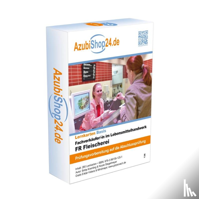  - Fachverkäufer im Lebensmittelhandwerk. Fleischerei Prüfungsvorbereitung. Lernkarten