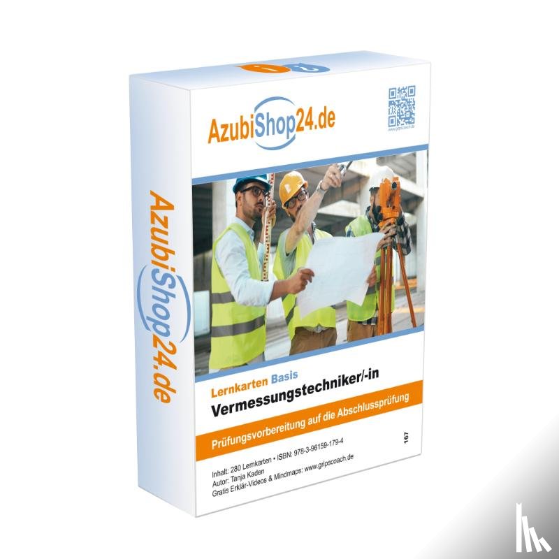 Kaden, Tanja - AzubiShop24.de Basis-Lernkarten Vermessungstechniker /-in. Prüfungsvorbereitung