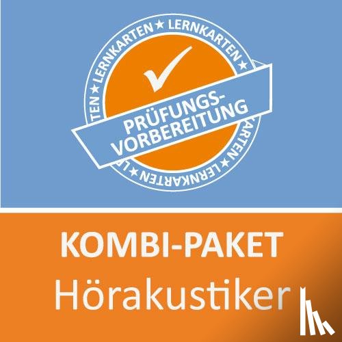 Rung-Kraus, Michaela, Christiansen, Jennifer - AzubiShop24.de Kombi-Paket Lernkarten Hörakustiker/-in