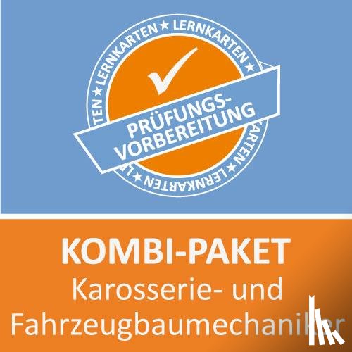 Rung-Kraus, Michaela, Keßler, Zoe - AzubiShop24.de Kombi-Paket Lernkarten Karosserie- und Fahrzeugbaumechaniker /in