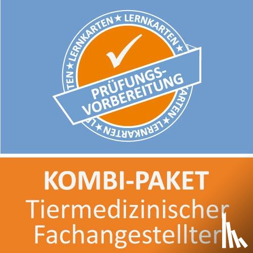 Rung-Kraus, Michaela, Huppert-Schirmer, Claudia - AzubiShop24.de Kombi-Paket Lernkarten Tiermedizinische /r Fachangestellte /r