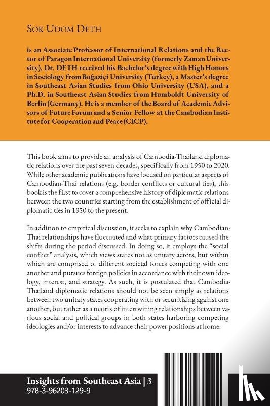 Deth, Sok Udom - A history of Cambodia-Thailand Diplomatic Relations 1950-2020
