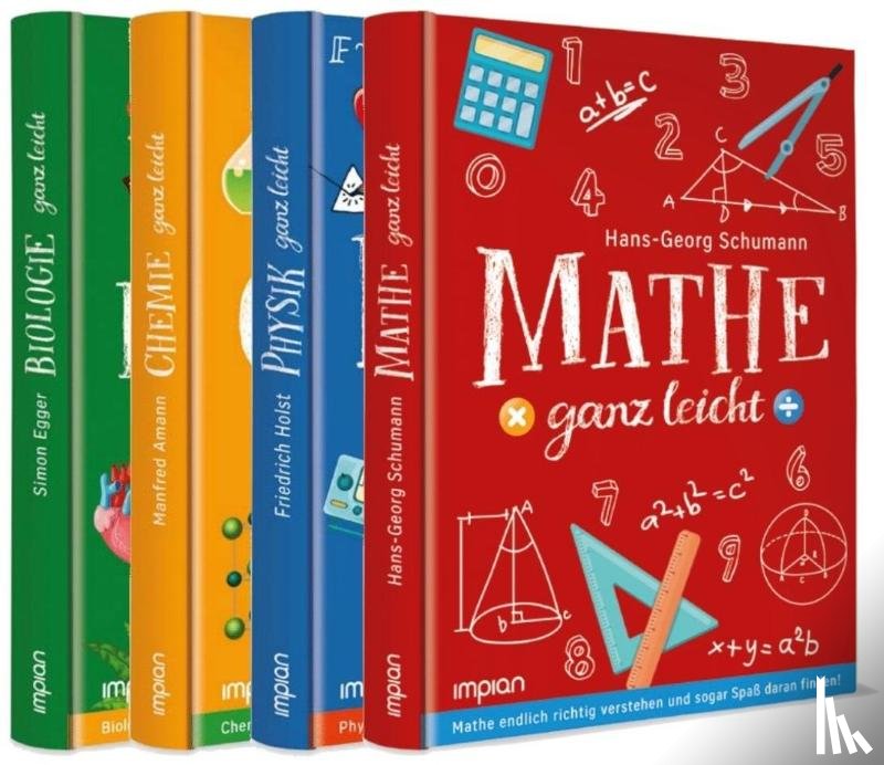 Schumann, Hans-Georg, Holst, Friedrich, Amann, Manfred, Egger, Simon - Mathe, Physik, Chemie und Biologie ganz leicht im Paket