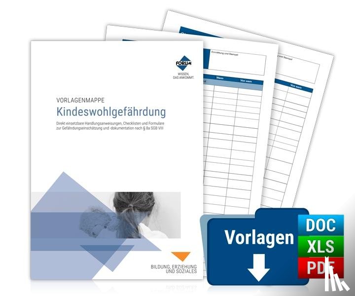  - Vorlagenmappe Kindeswohlgefährdung