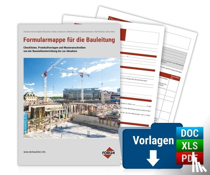 Forum Verlag Herkert Gmbh - Formularmappe für die Bauleitung