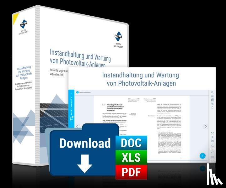 Schroeder, Wolfgang - Handbuch Instandhaltung und Wartung von Photovoltaik-Anlagen