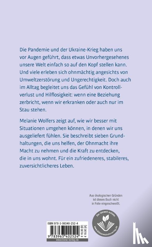 Wolfers, Melanie - Nimm der Ohnmacht ihre Macht