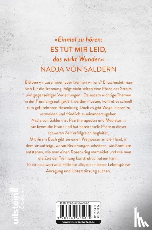 Saldern, Nadja von - Glücklich getrennt