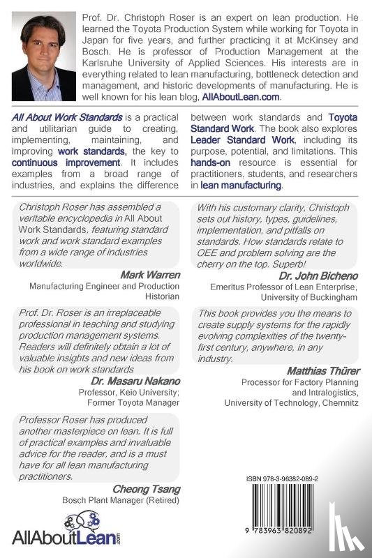 Roser, Christoph - All About Work Standards