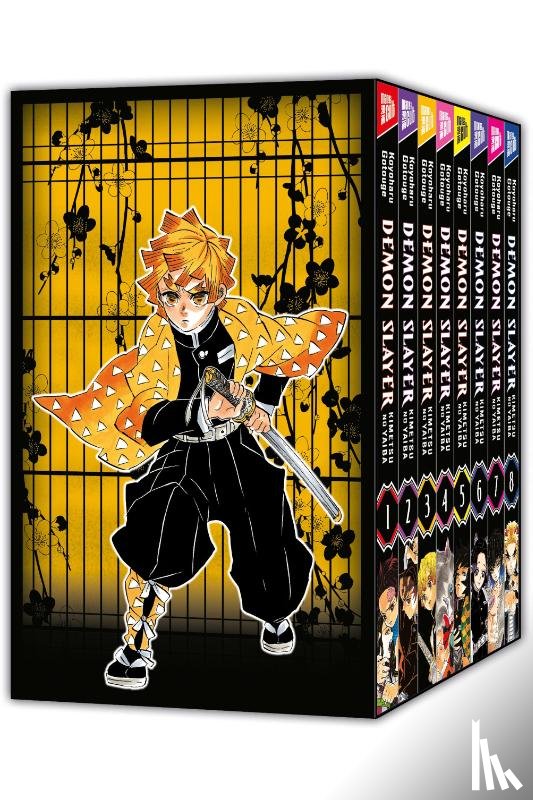Gotouge, Koyoharu - Demon Slayer - Kimetsu no Yaiba 1-8 mit Sammelschuber