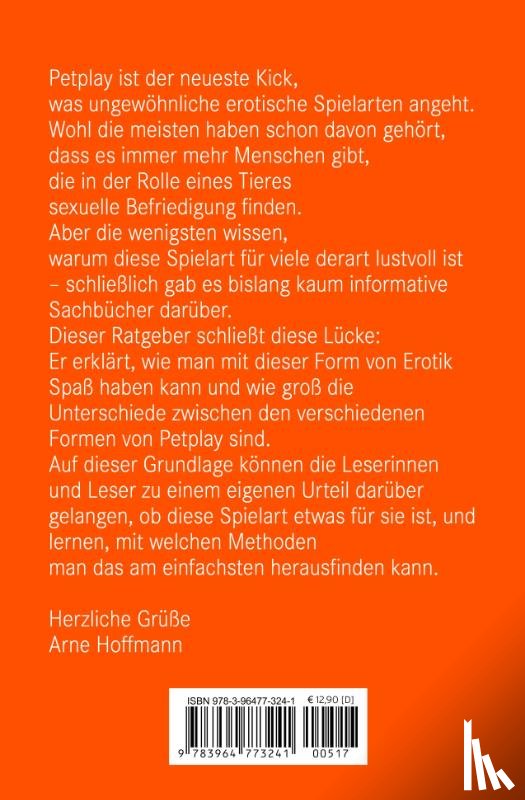 Hoffmann, Arne - PetPlay | Erotischer Ratgeber