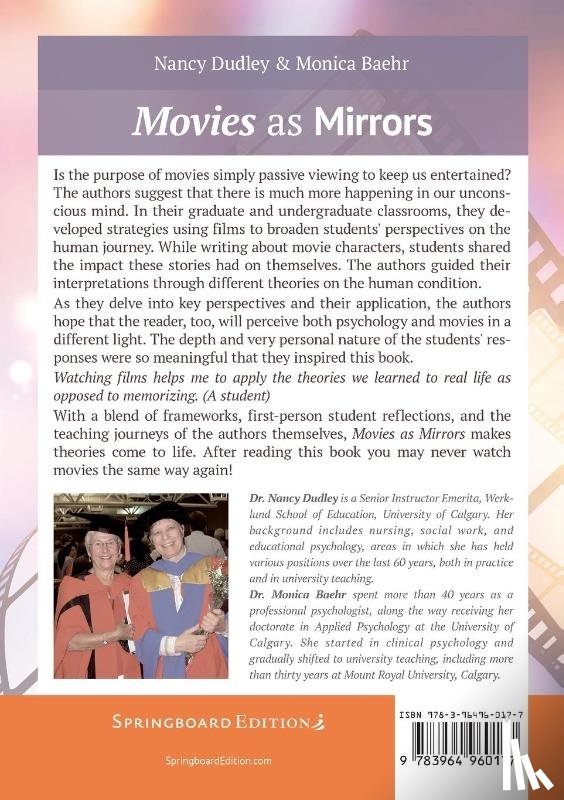 Quinn Dudley, Nancy, Baehr, Monica - Movies as Mirrors