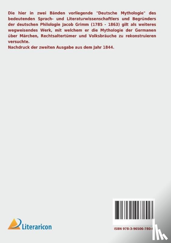 Grimm, Jacob - Deutsche Mythologie