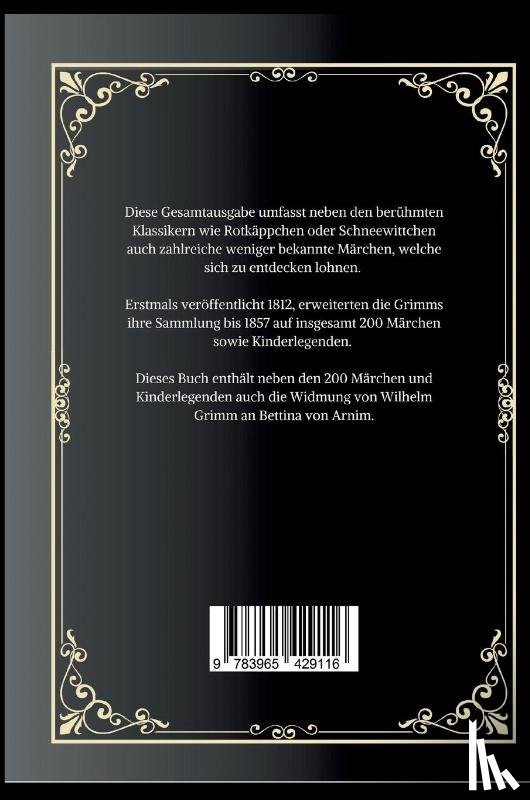 Grimm, Jacob, Grimm, Wilhelm, Grimm, Brüder - Grimms Märchen. Gesamtausgabe