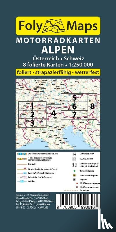  - FolyMaps Motorradkarten Alpen Österreich Schweiz