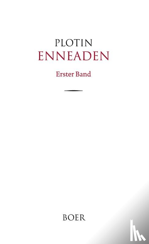 Plotin, Plotin - Enneaden Band 1