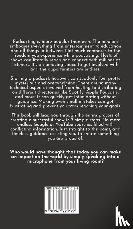 Hamilton, Jerry The Pod-Starter - Podcasting - The little Book of Podcasting