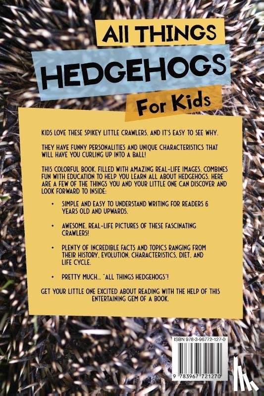 Reads, Animal - All Things Hedgehogs For Kids