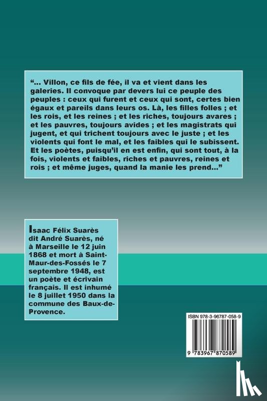 Suares, Andre - Francois Villon