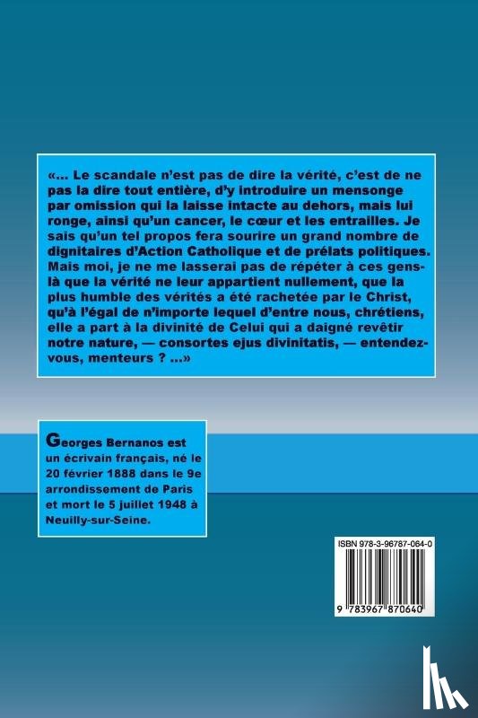 Bernanos, Georges - Scandale de la verite