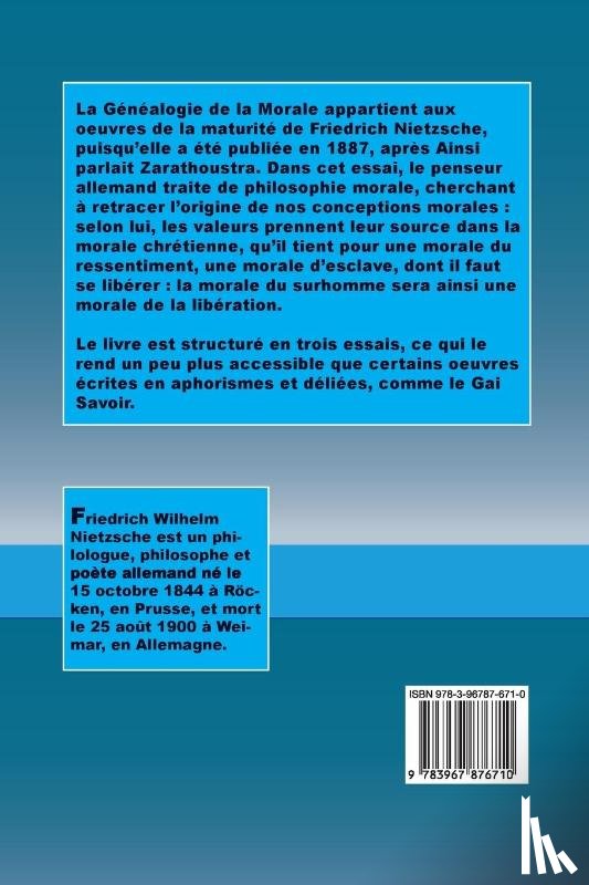 Nietzsche, Friedrich - La Genealogie de la morale