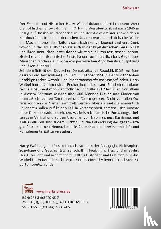Waibel, Harry - Rechte Kontinuitaten