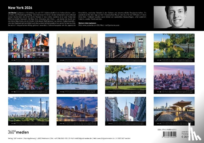  - New York Premiumkalender 2026