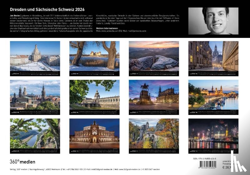  - Dresden und Sächsische Schweiz Premiumkalender 2026