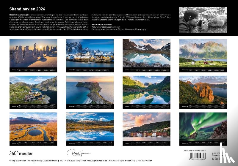  - Skandinavien Premiumkalender 2026