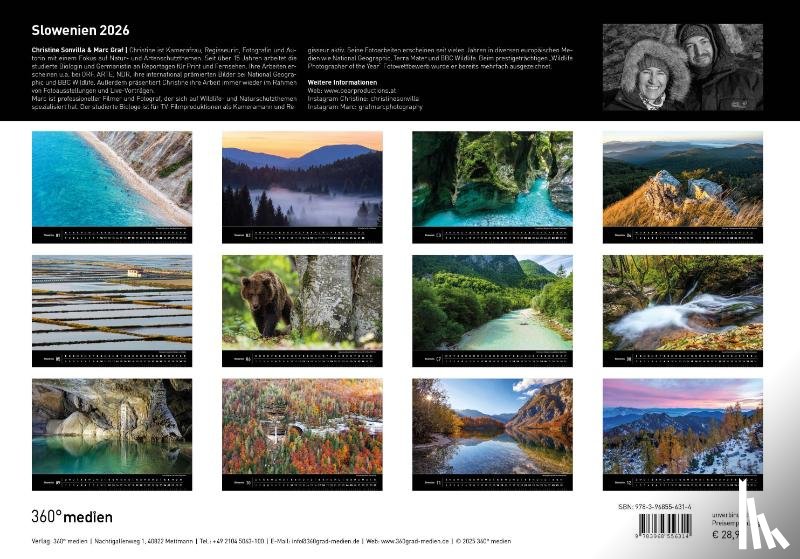  - Slowenien Premiumkalender 2026