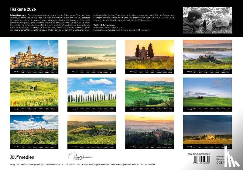  - Toskana Premiumkalender 2026