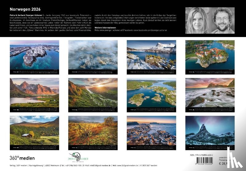  - Norwegen Premiumkalender 2026
