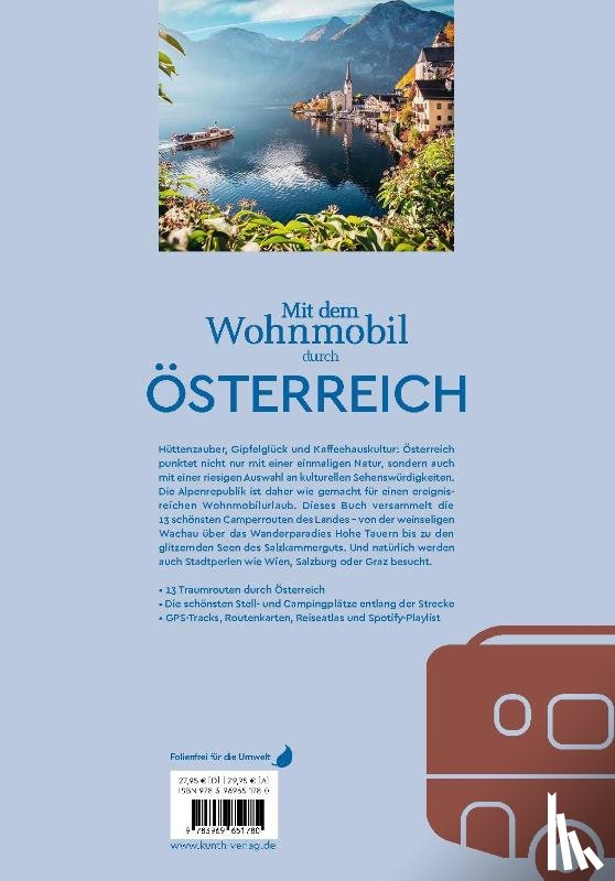 Lipps, Susanne, Kapff, Sibylle von, Lammert, Andrea, Newe, Heiner - KUNTH Mit dem Wohnmobil durch Österreich